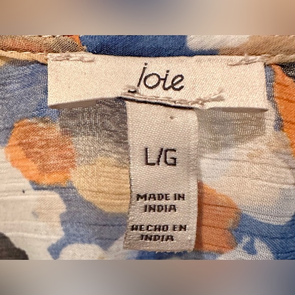 Joie Limited Edition Balloon Sleeves Women's Printed Floral Tiered Maxi Dress - Picture 4 of 10